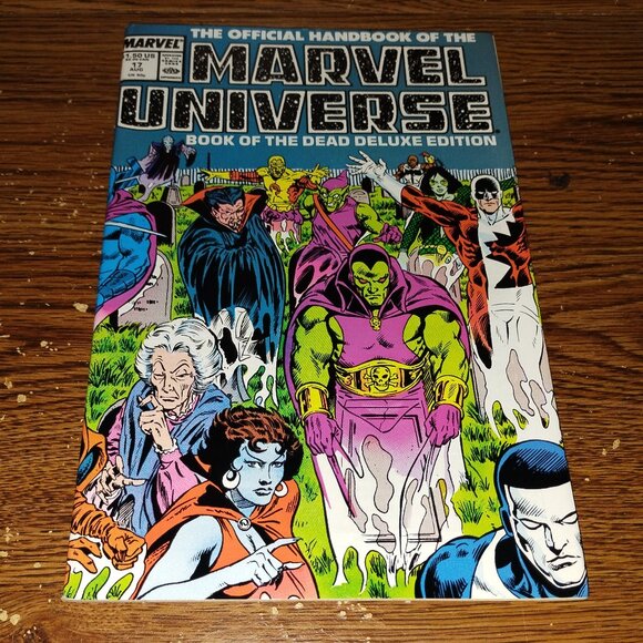 Official Handbook of Marvel Universe Book of the Dead Deluxe Edition #17 Destiny - Picture 1 of 3